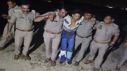 मेरठ: लाइव मर्डर वीडियो बनाने वाला बदमाश एनकाउंटर में दबोचा, साथी फरार