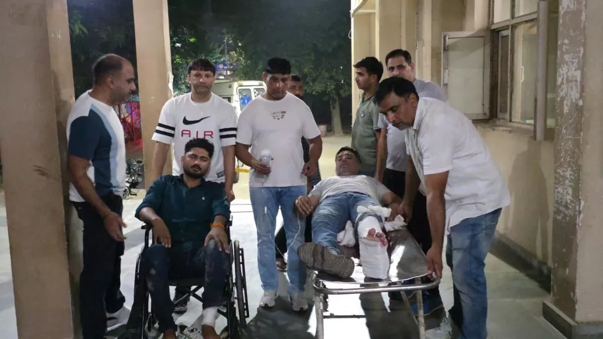 दो करोड़ की फिरौती मांगने वाले बदमाश गोहाना में मुठभेड़ के बाद गिरफ्तार