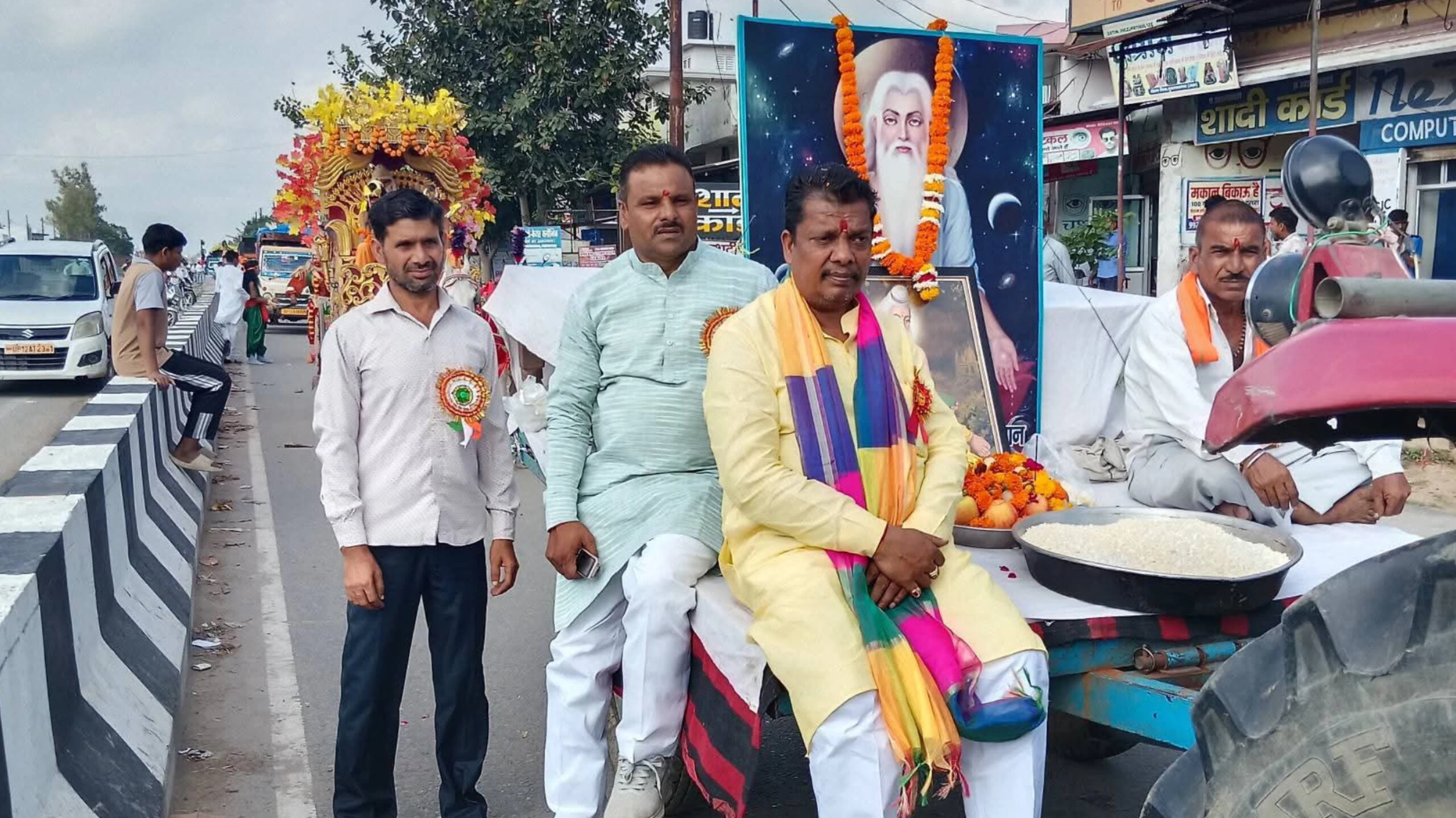 पुरकाजी में धूमधाम से मनाई गई महर्षि वाल्मीकि जयंती