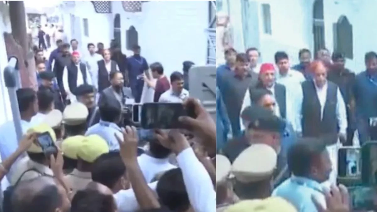 हजारों समर्थकों के बीच आजम खां ने अखिलेश को रिसीव किया, सुरक्षा के कड़े इंतजाम