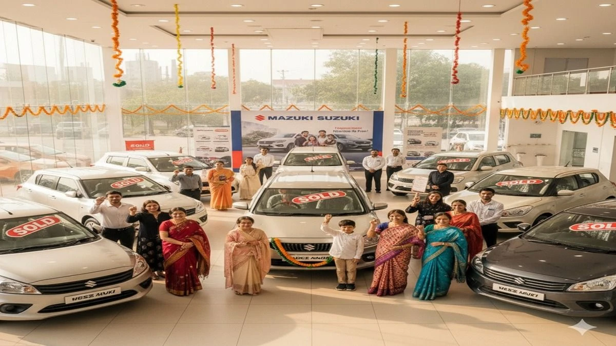 त्योहारी रौनक में ऑटो बाजार: नवरात्रि में गाड़ियों की बिक्री में 35% की जबरदस्त बढ़ोतरी