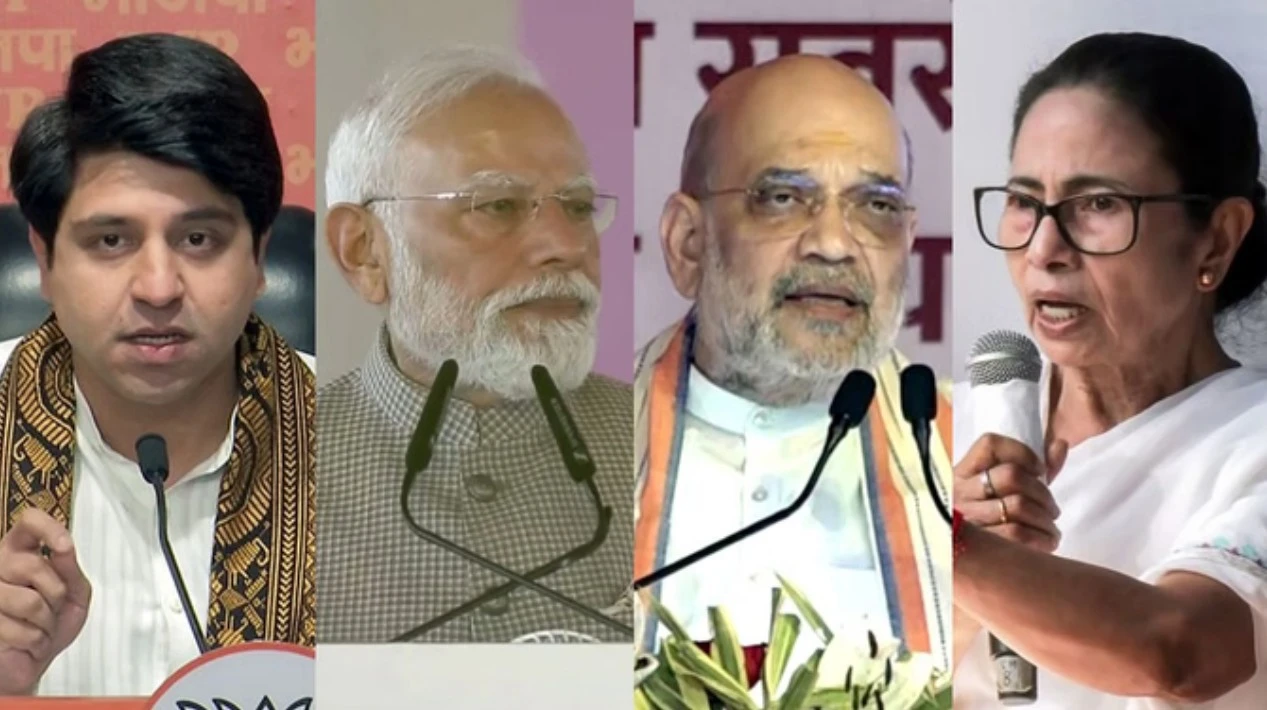 ममता बनर्जी ने अमित शाह को बताया ‘कार्यवाहक पीएम’, भाजपा ने बंगाल में हिंसा और कानून व्यवस्था पर किया हमला