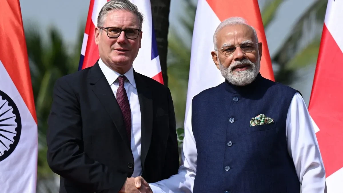ब्रिटेन के पीएम कीर स्टार्मर की भारत यात्रा, पीएम मोदी से हुई महत्वपूर्ण चर्चा