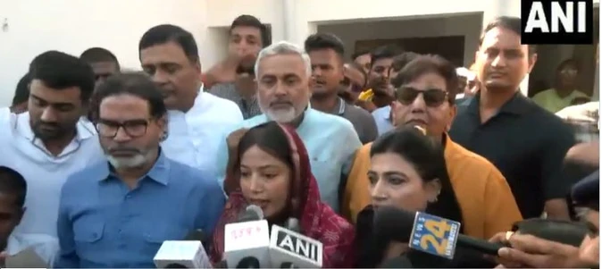 पवन सिंह की पत्नी ज्योति और पीके की मुलाकात बनी सियासी चर्चा का मुद्दा