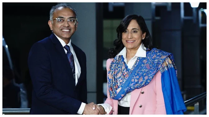कनाडा की विदेश मंत्री अनीता आनंद भारत पहुंचीं, व्यापार और रणनीतिक सहयोग बढ़ाने की उम्मीद