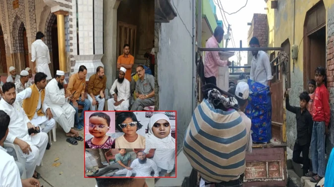मुफ्ती इब्राहिम ने तिहरे हत्याकांड के बाद गांगनौली छोड़ा, नेता पहुंचे परिवार से मिलने