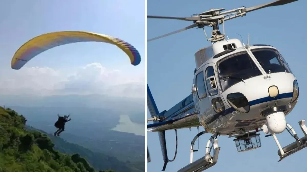 कांगड़ा में पैराग्लाइडिंग पायलट दुर्घटनाग्रस्त, रेस्क्यू अभियान जारी