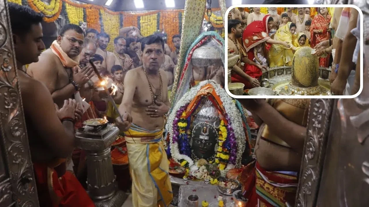 रूप चतुर्दशी पर भव्य भस्म आरती, बाबा महाकाल का विशेष श्रृंगार