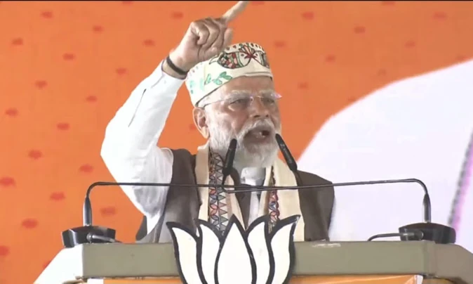 पीएम मोदी ने बिहार में महागठबंधन पर साधा निशाना, एनडीए की रिकॉर्ड जीत का दावा
