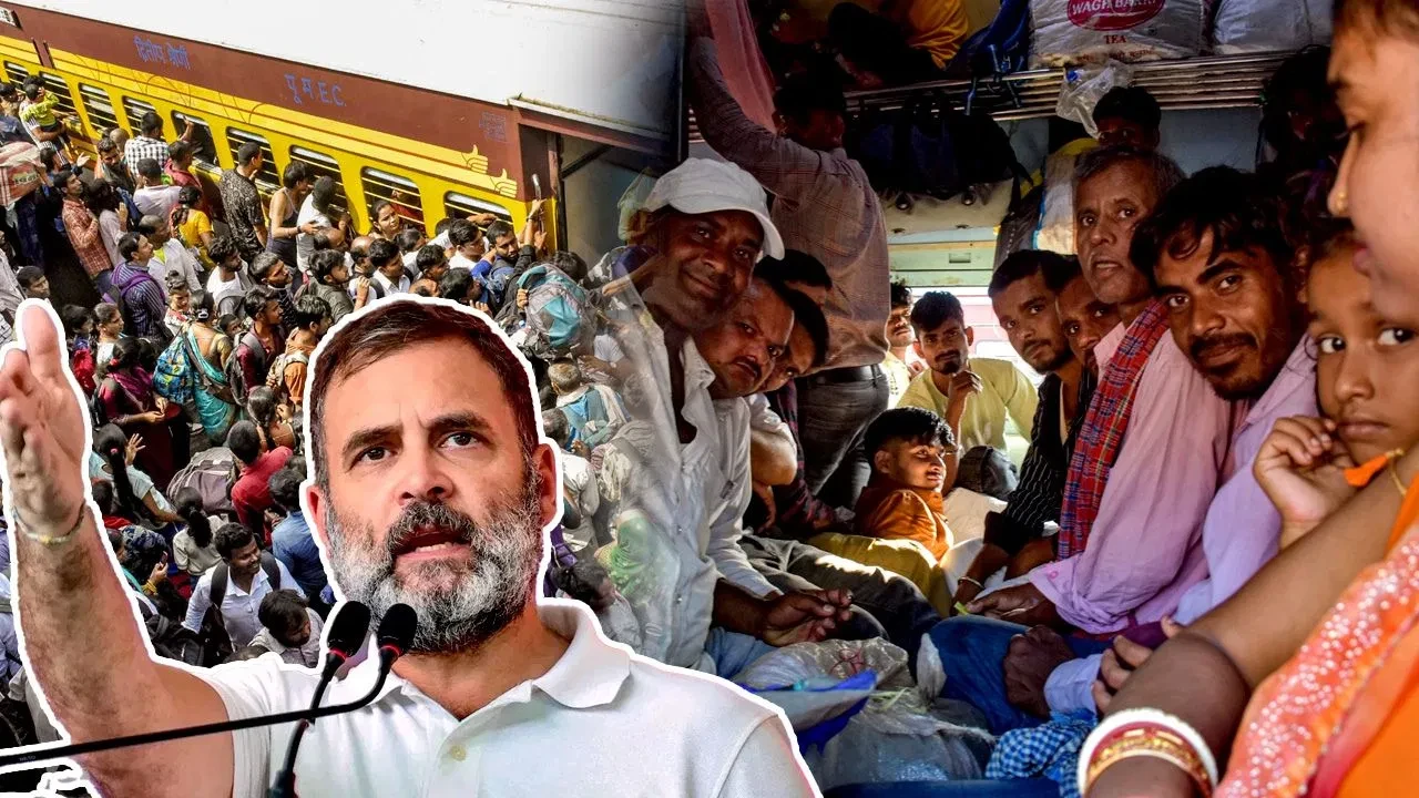 रेलवे में बड़ा संकट: राहुल गांधी ने पूछा, “12,000 ट्रेनें कहां हैं?”