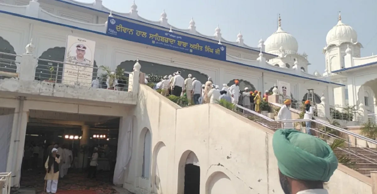 गुरुद्वारा श्री नाडा साहिब में पूरन कुमार को दी गई अंतिम अरदास