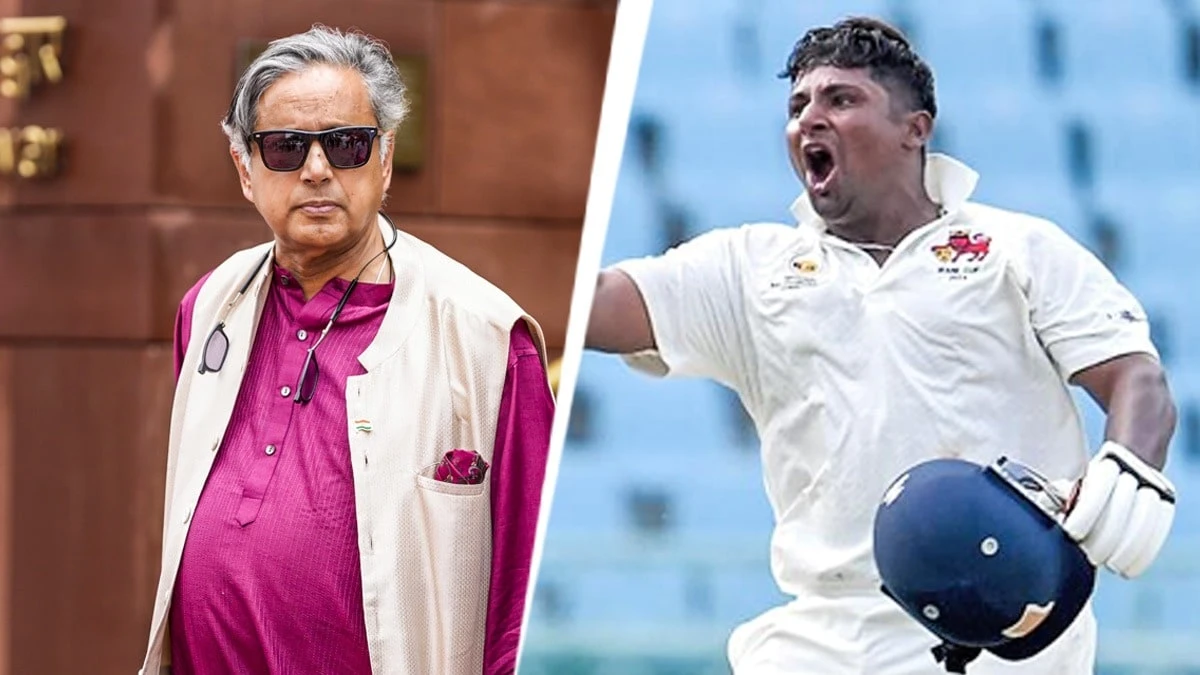 सरफराज के समर्थन में उतरे शशि थरूर, बोले- चयनकर्ता घरेलू क्रिकेट को दें प्राथमिकता