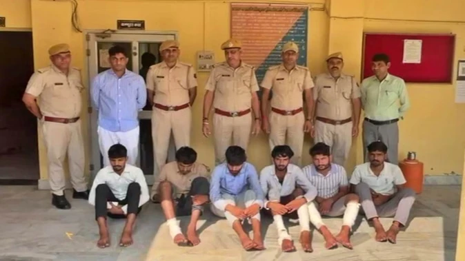 एजीटीएफ और गोगामेड़ी पुलिस की बड़ी कार्रवाई, रोहित गोदारा गैंग का शूटर सहित छह गिरफ्तार