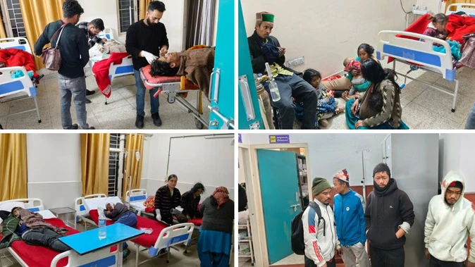 शिमला के नारकंडा में बड़ा हादसा: खाई में गिरी टेंपो ट्रैवलर, 32 घायल