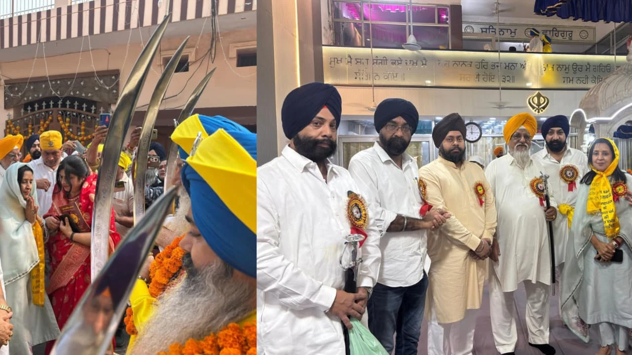 श्रीगुरु नानकदेव के प्रकाश पर्व पर निकला भव्य नगर कीर्तन