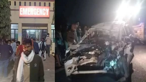 बाराबंकी में भीषण सड़क हादसा: ट्रक-कार की टक्कर में छह की मौत
