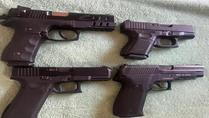 होशियारपुर: जग्गू भगवानपुरिया गैंग के दो सदस्य गिरफ्तार, चार पिस्टल बरामद