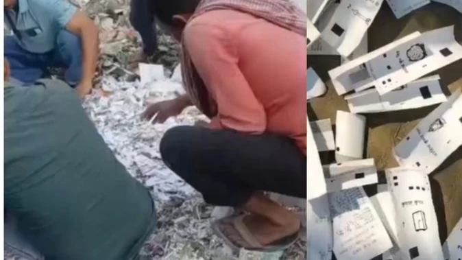 समस्तीपुर में मतदान के बाद वीवीपैट पर्चियों की बरसात, प्रशासन ने एफआईआर दर्ज की