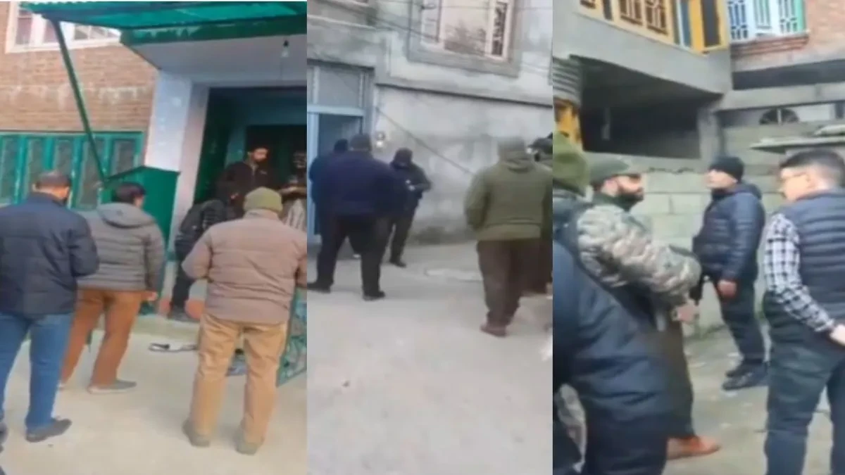 कश्मीर में सेना की बड़ी कार्रवाई: आतंकी मॉड्यूल के खुलासे के बाद 10 ठिकानों पर छापेमारी