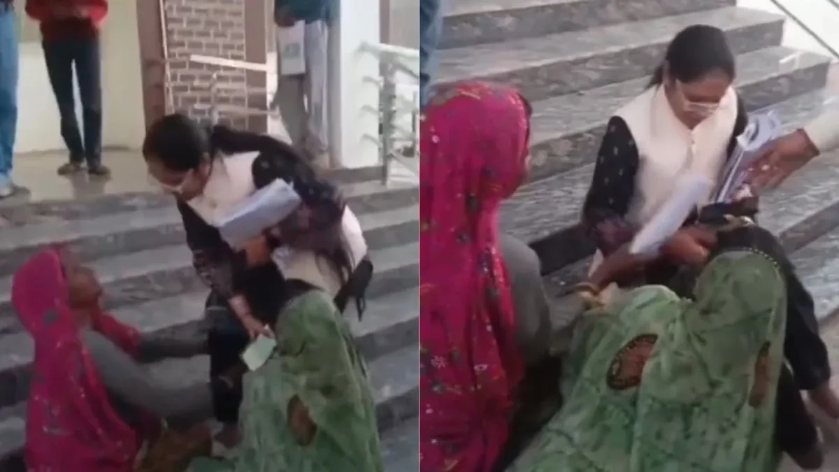 श्योपुर तहसील विवाद: महिला न्याय की गुहार लगाने पैरों में गिरी, तहसीलदार की बेरुखी वीडियो में वायरल