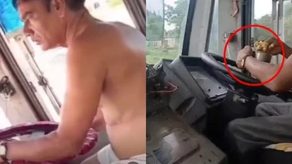 बस में सुरक्षा की धज्जियां, चालक की हरकतें सोशल मीडिया पर वायरल