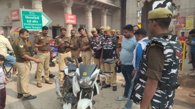 दिल्ली ब्लास्ट के बाद विंध्यधाम हुआ पुलिस छावनी में तब्दील, बढ़ाई गई सुरक्षा