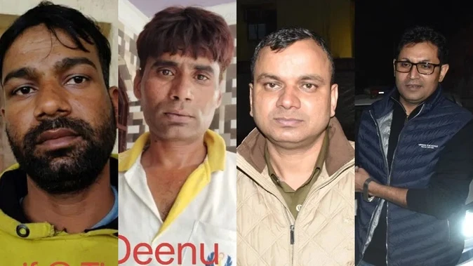 दो कारोबारियों को अगवा करने की फिराक में थे टिड्डा व दीनू, पुलिस ने दोनों को ऐसे किया ढेर