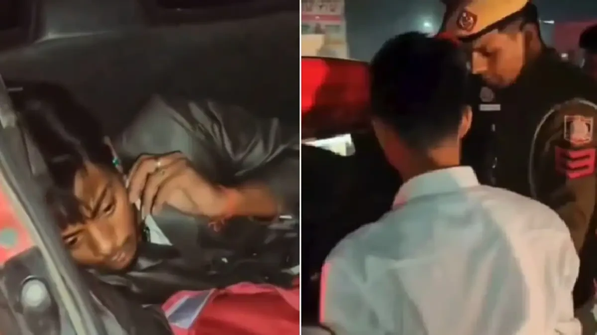 लाल किले ब्लास्ट के बाद चेकिंग में कार की डिक्की में सोता मिला शख्स