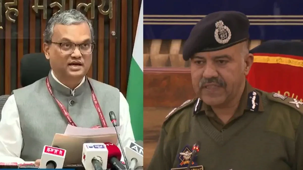 श्रीनगर में विस्फोट, डीजीपी और गृह मंत्रालय ने साझा की घटनाओं की पूरी जानकारी