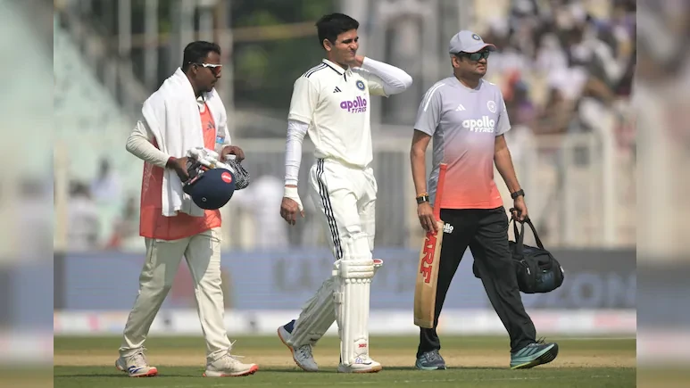 भारतीय कप्तान शुभमन गिल को टेस्ट मैच में चोट के बाद अस्पताल में किया गया भर्ती