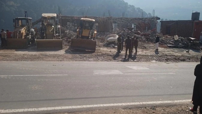 उधमपुर में नारको-तस्करों की संपत्तियों पर कार्रवाई, एक घर और पांच व्यावसायिक भवन ध्वस्त