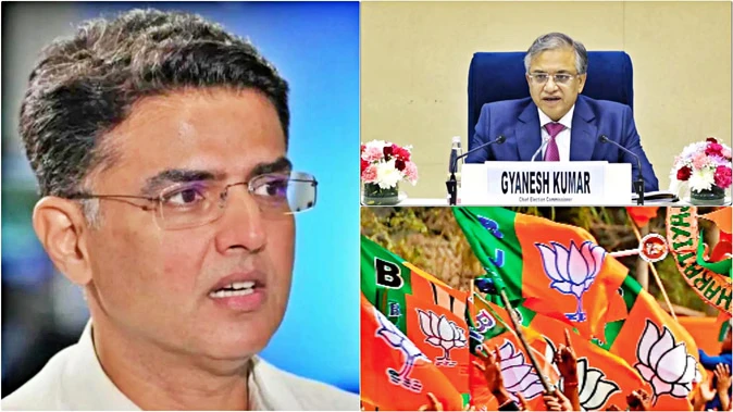 पायलट ने उठाए धन वितरण और SIR सर्वे पर सवाल, चुनाव आयोग पर भी साधा निशाना