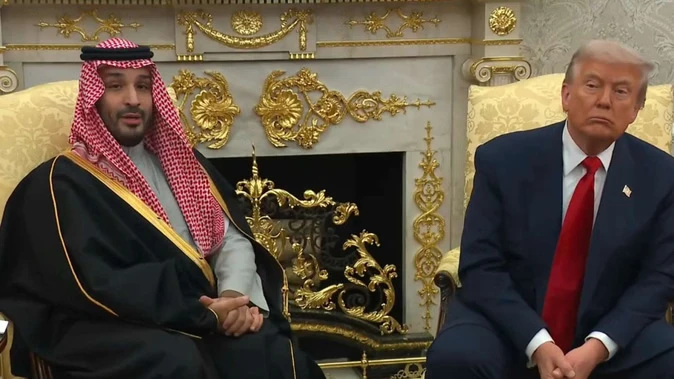 व्हाइट हाउस में सऊदी क्राउन प्रिंस से खशोगी हत्या पर सवाल, ट्रंप ने बचाव किया