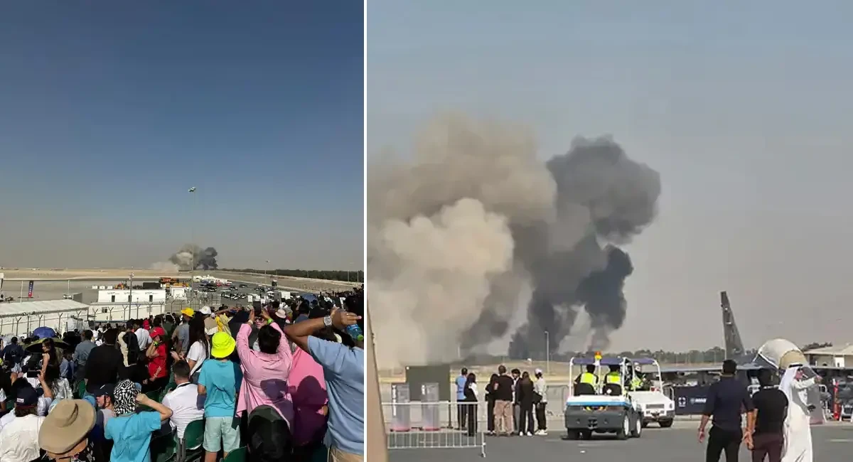 दुबई एयर शो में भारतीय फाइटर जेट तेजस क्रैश, पायलट की मौत