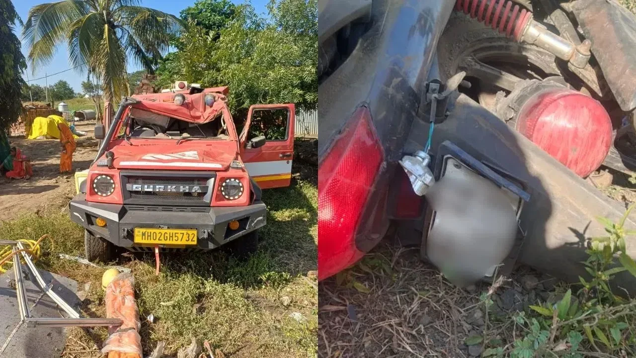 बीड़ में अजित पवार के काफिले का वाहन दुर्घटनाग्रस्त, चार घायल