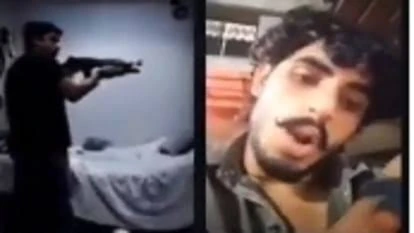 बिजनौर के युवक ने साउथ अफ्रीका में लहराई एके-47, पुलिस जांच में जुटी