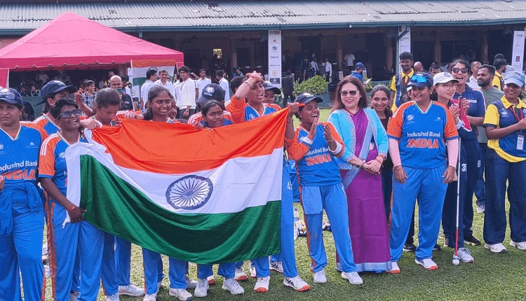भारतीय महिला टीम ने दृष्टिबाधित टी20 क्रिकेट विश्व कप जीता