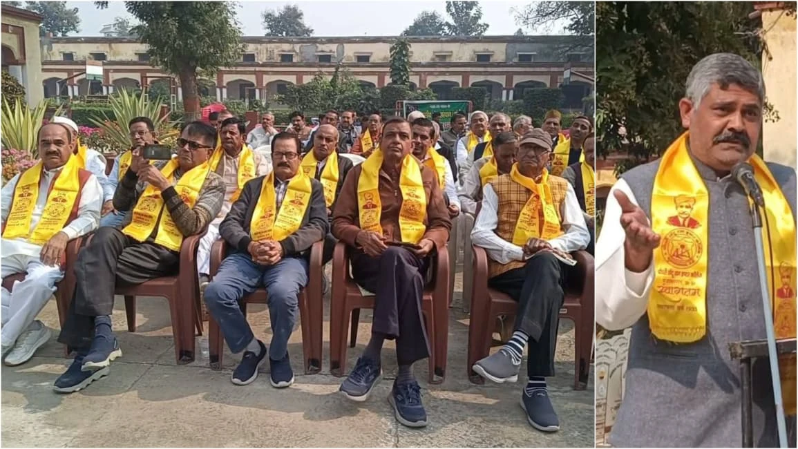 जाट इंटर कॉलेज में दानदाताओं का सम्मान, जमीन के कब्जे पर उठे सवाल