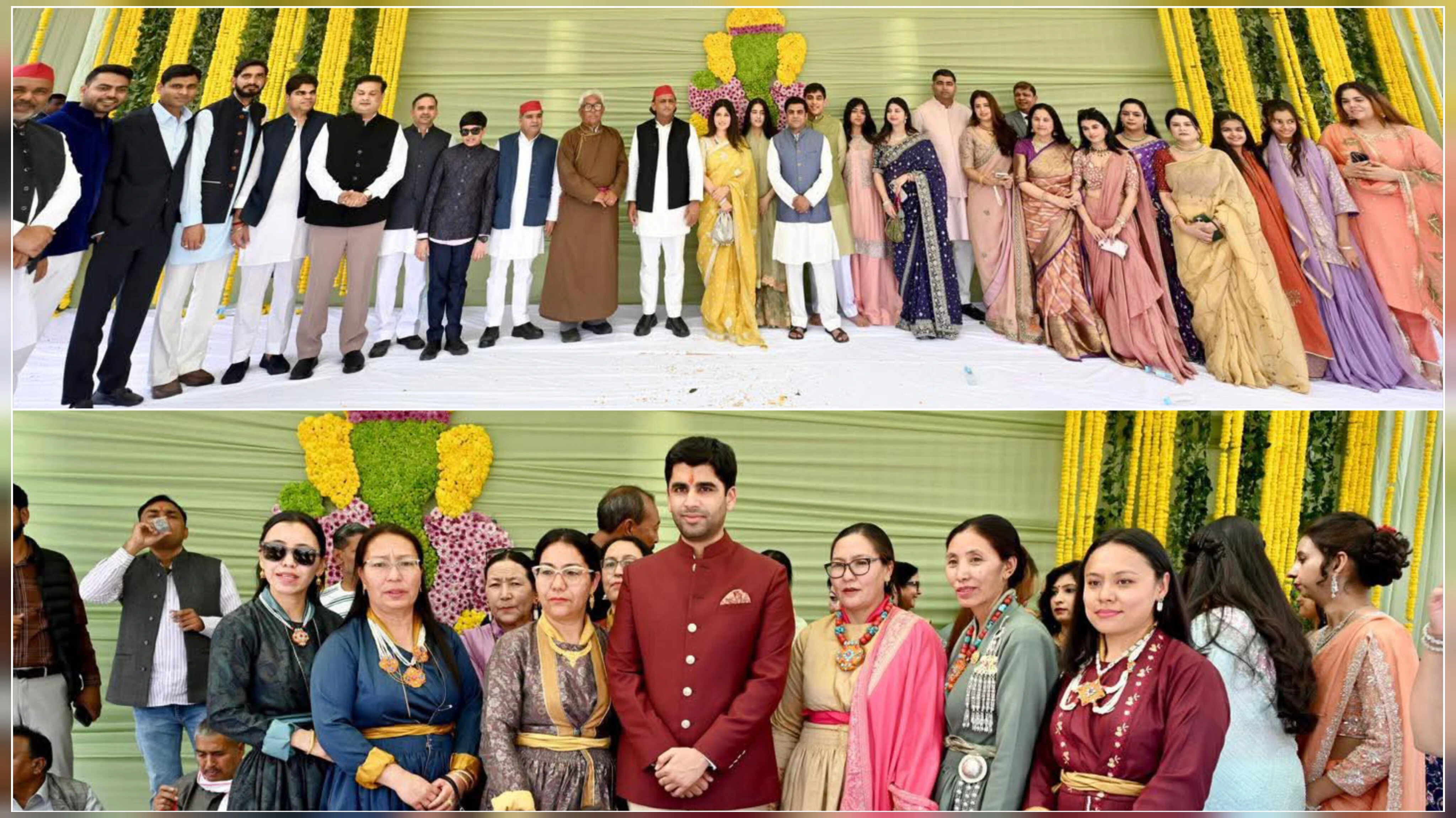 25 नवंबर को होगी आर्यन यादव की शादी, तिलक समारोह में जुटा सपा परिवार