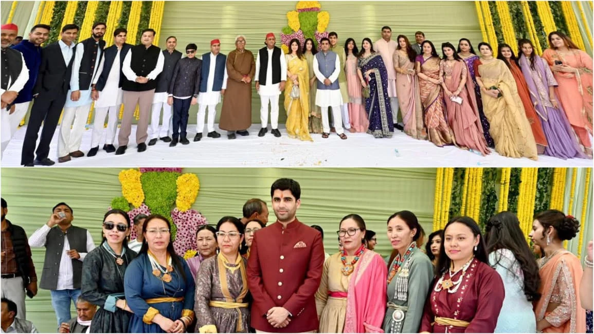 25 नवंबर को होगी आर्यन यादव की शादी, तिलक समारोह में जुटा सपा परिवार