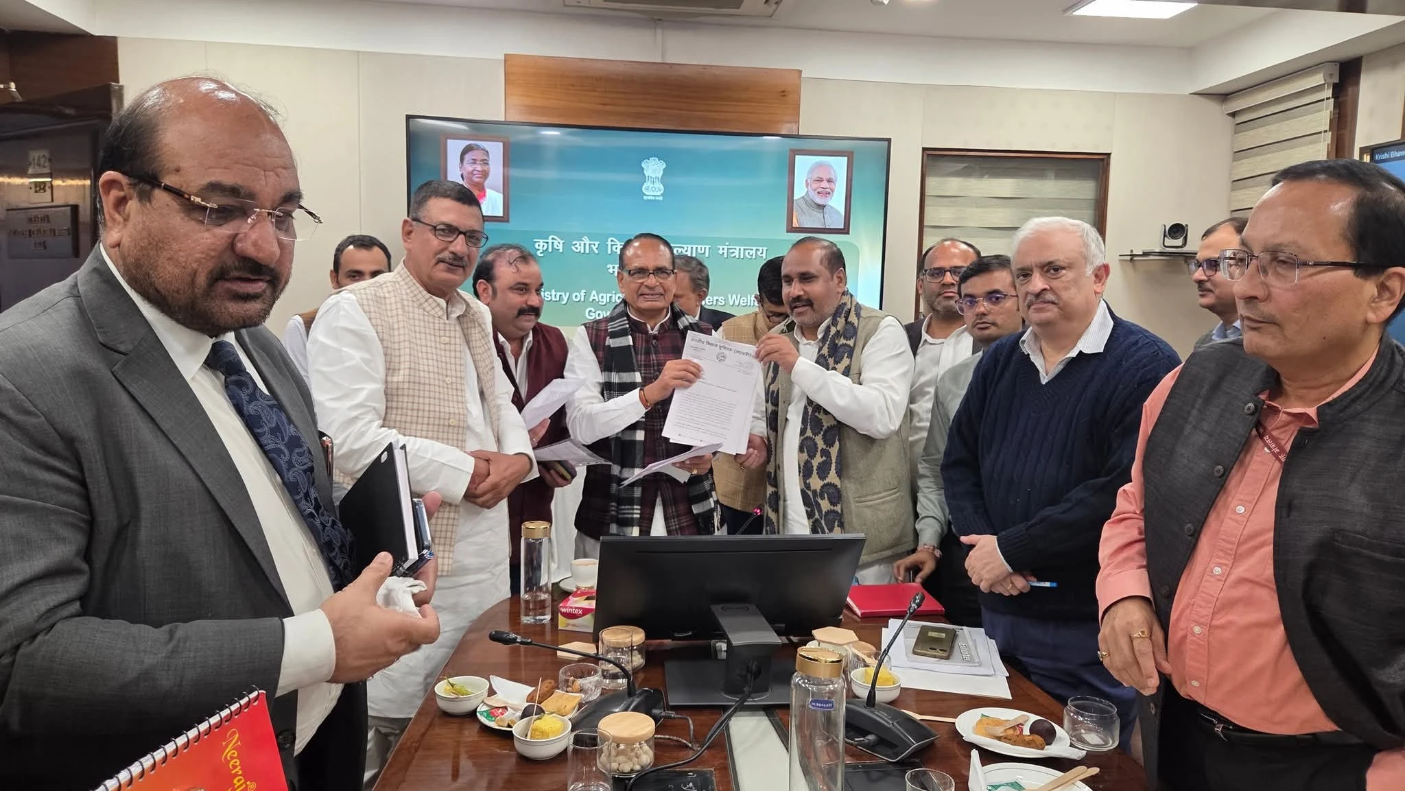 प्री-बजट कंसल्टेशन में धर्मेंद्र मलिक ने कृषि बजट दोगुना करने की मांग की