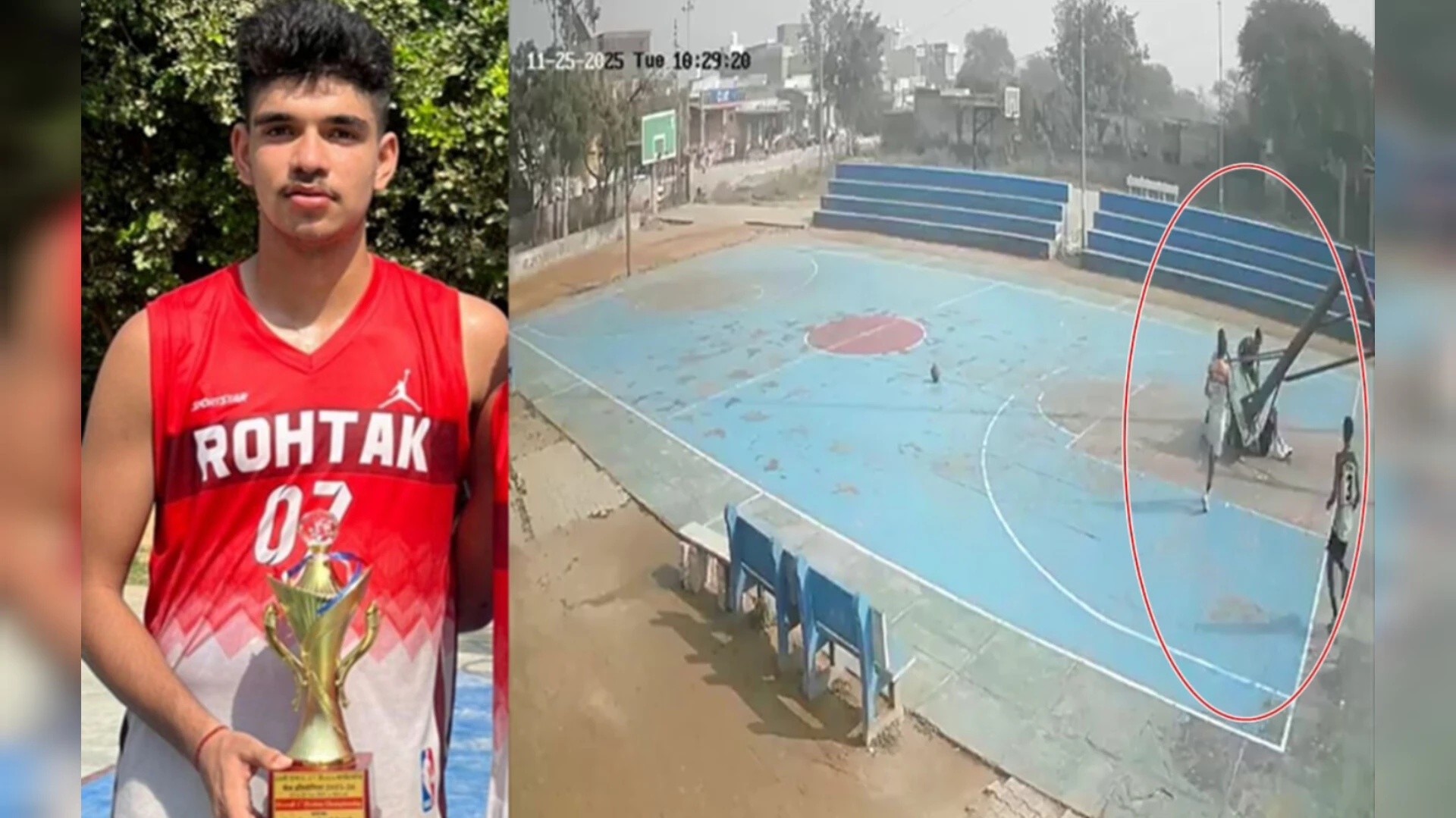 बास्केटबॉल पोल गिरने से खिलाड़ी की मौत मामले में जिला खेल अधिकारी सस्पेंड