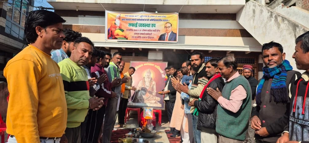 झिंझाना में सफाई कर्मचारियों की हड़ताल आठवें दिन भी जारी, कस्बे में लगे कूड़े के ढेर