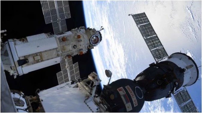 सोयूज MS-28 लॉन्च: आईएसएस के लिए तीन सदस्यीय दल रवाना