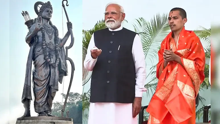 गोवा में पीएम मोदी ने 77 फीट ऊंची भगवान राम की मूर्ति का किया अनावरण