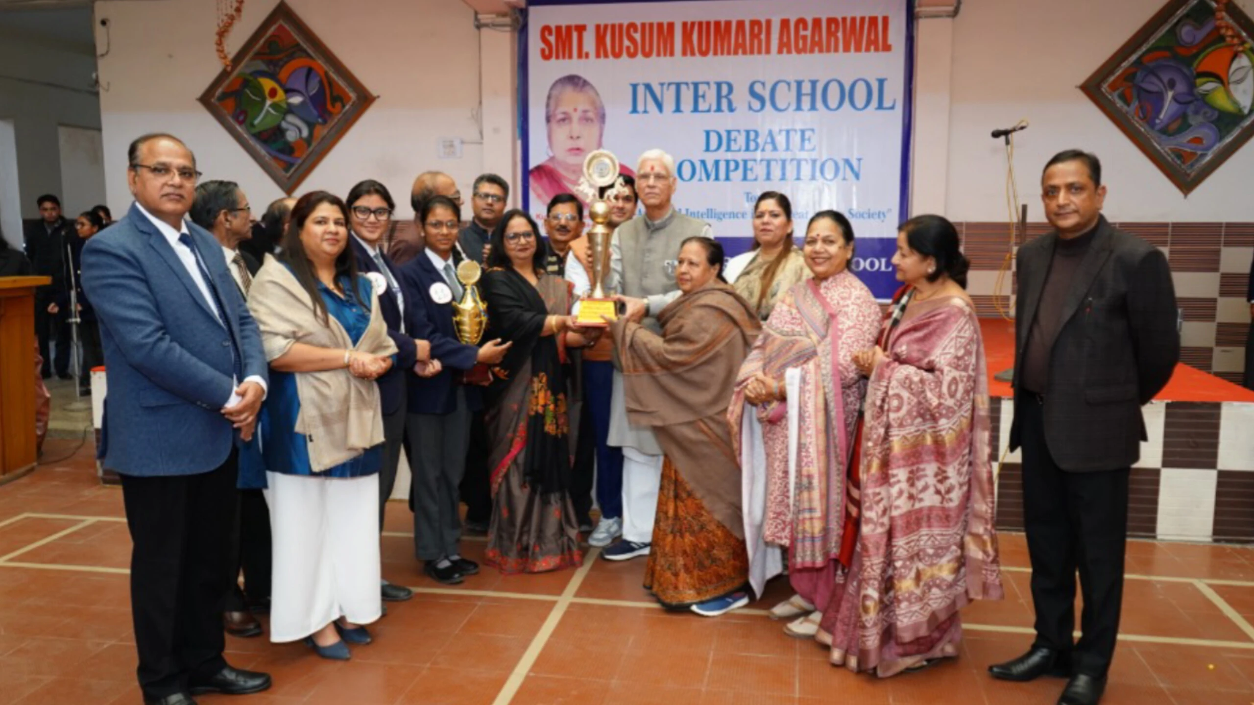 ग्रेन चैंबर स्कूल में AI पर वाद-विवाद प्रतियोगिता का भव्य आयोजन