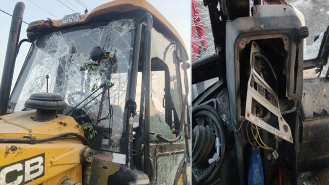 केडीए की कार्रवाई पर हमला: अवैध निर्माण हटाने गई टीम पर पथराव