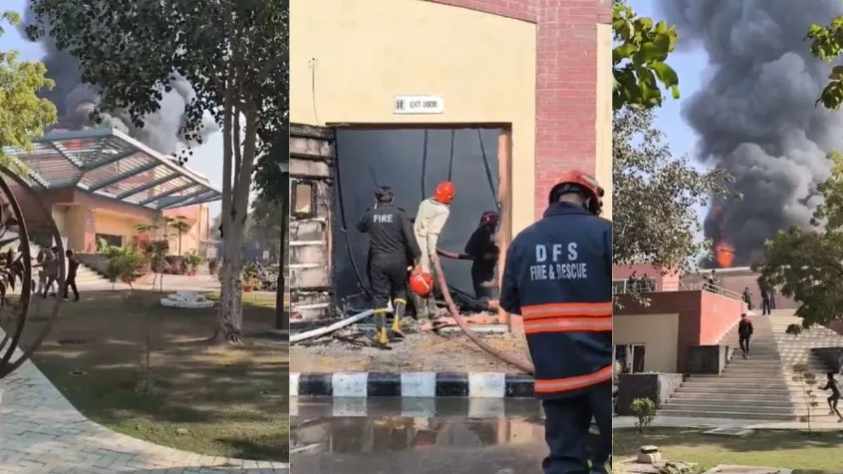 इंद्रप्रस्थ यूनिवर्सिटी के ऑडिटोरियम में लगी आग से मचा हड़कंप, दमकल ने समय रहते पाया काबू