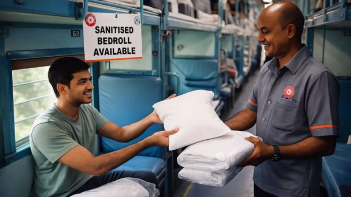 चेन्नई डिविजन ने स्लीपर क्लास यात्रियों के लिए शुरू की सैनिटाइज्ड बेडरोल सेवा