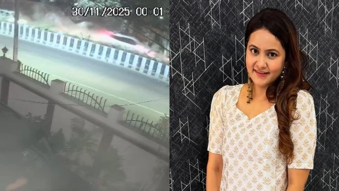 आईवीआरआई से लौटते वक्त कार नाले में पलटी, व्यापारी की पत्नी की मौत; तीन घायल